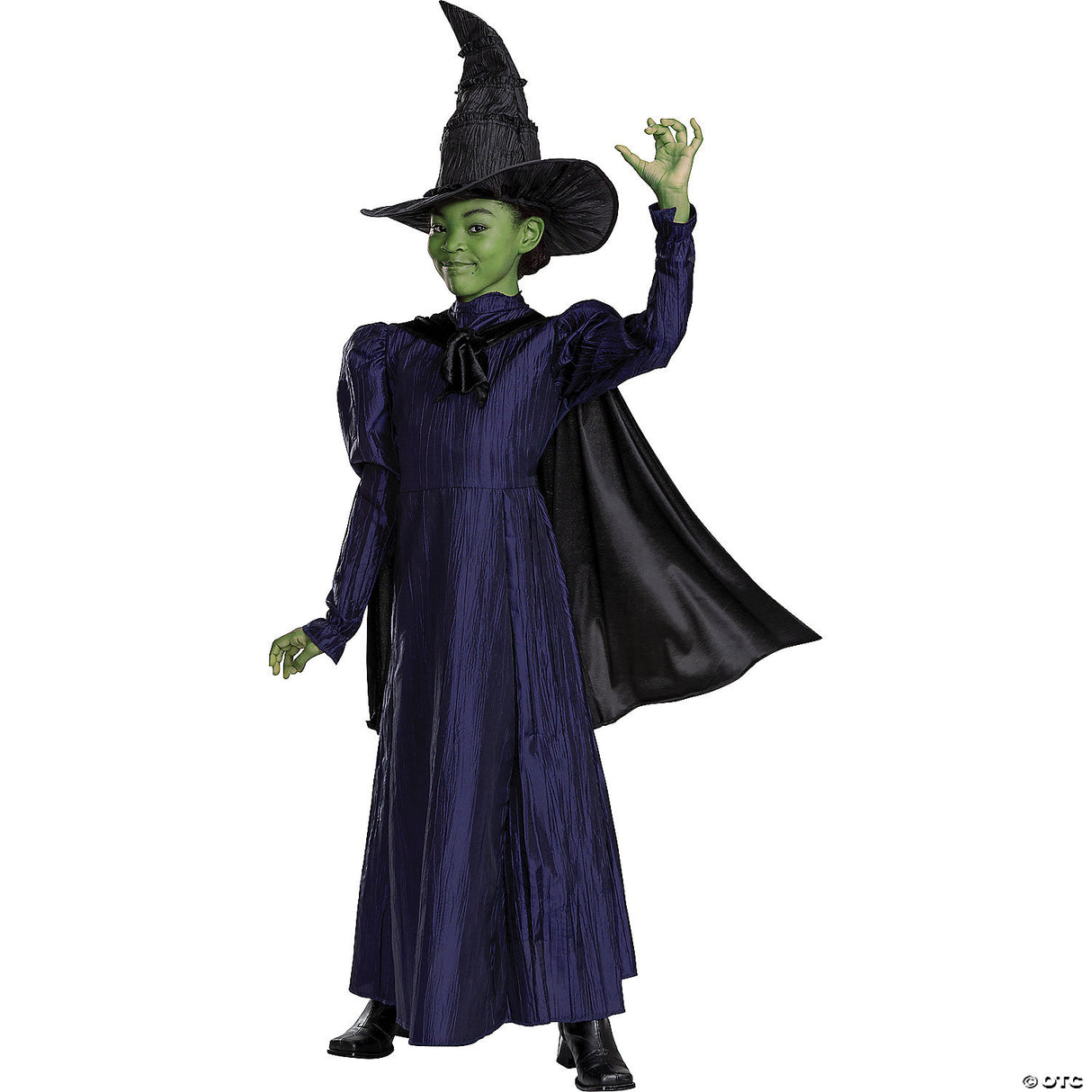 Girl’s Deluxe Wicked™ Elphaba Purple Dress Costume - Large 10-12