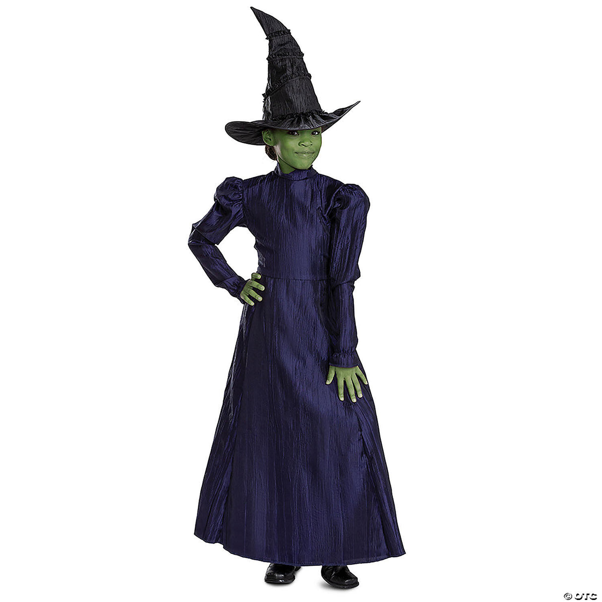 Girl’s Deluxe Wicked™ Elphaba Purple Dress Costume - Small 4-6