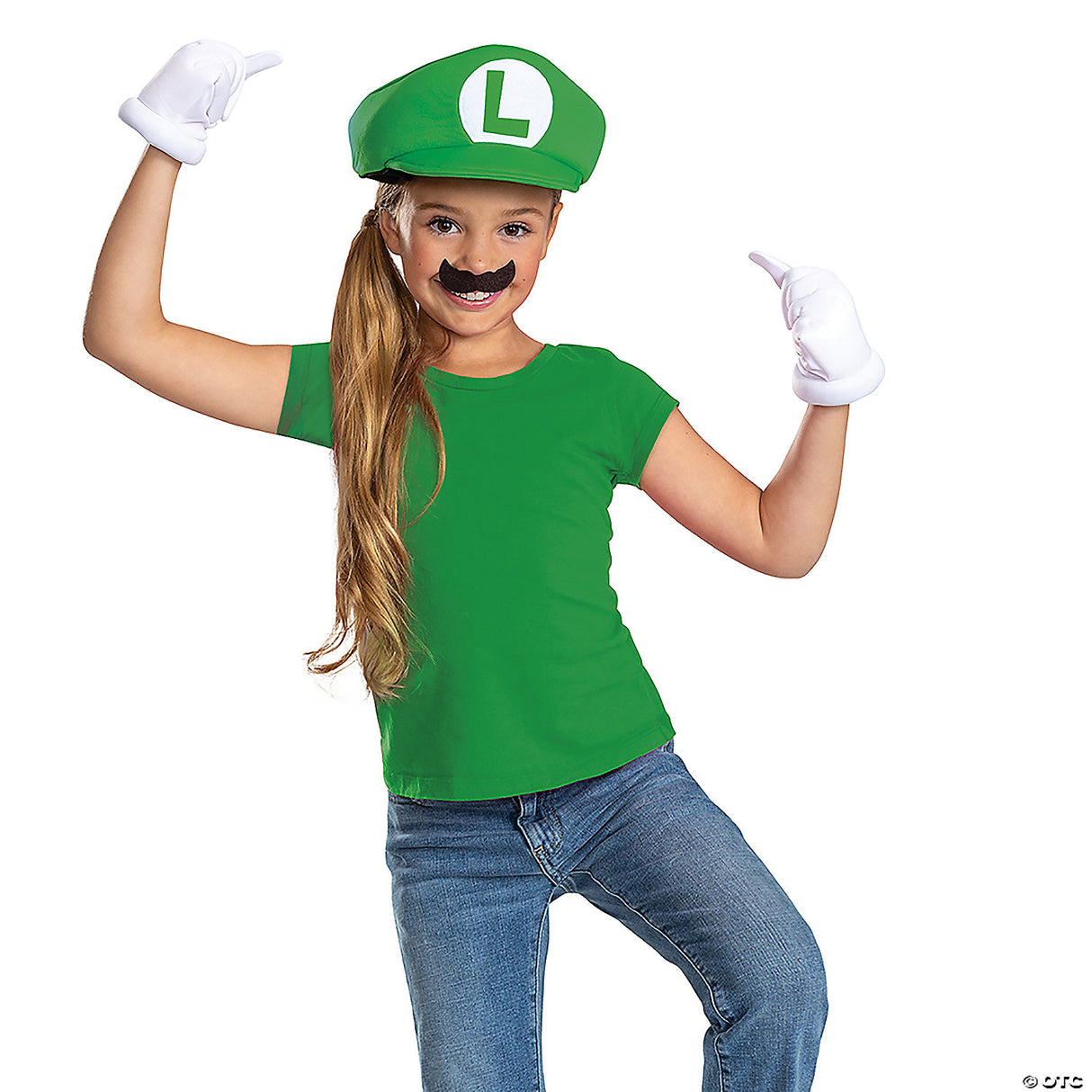 Kids Classic Super Mario Bros.™ Luigi Elevated Costume Accessory Kit