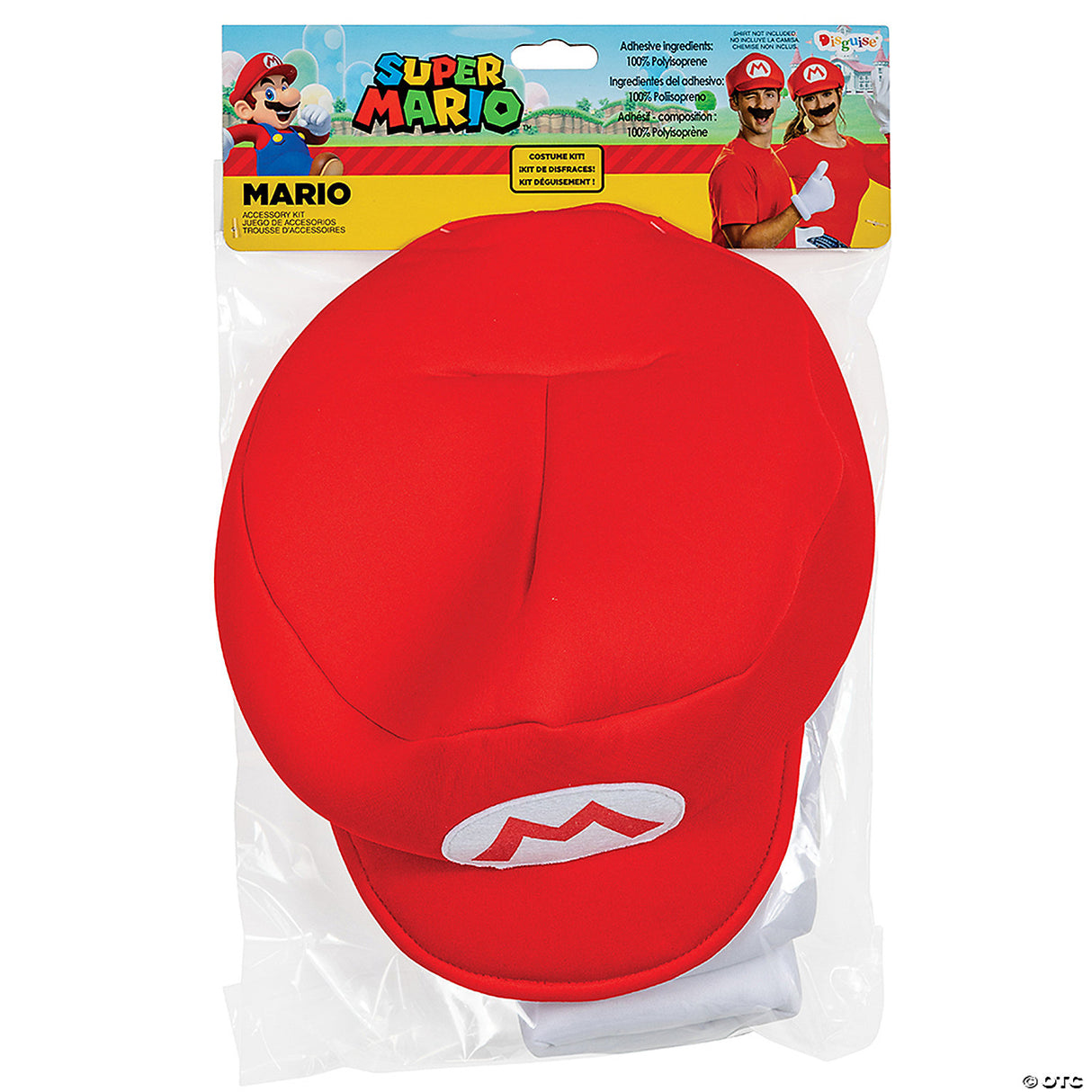 Adults Classic Elevated Super Mario Bros™ Mario Costume Accessory Kit