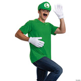 Adults Classic Elevated Super Mario Bros™ Luigi Costume Accessory Kit