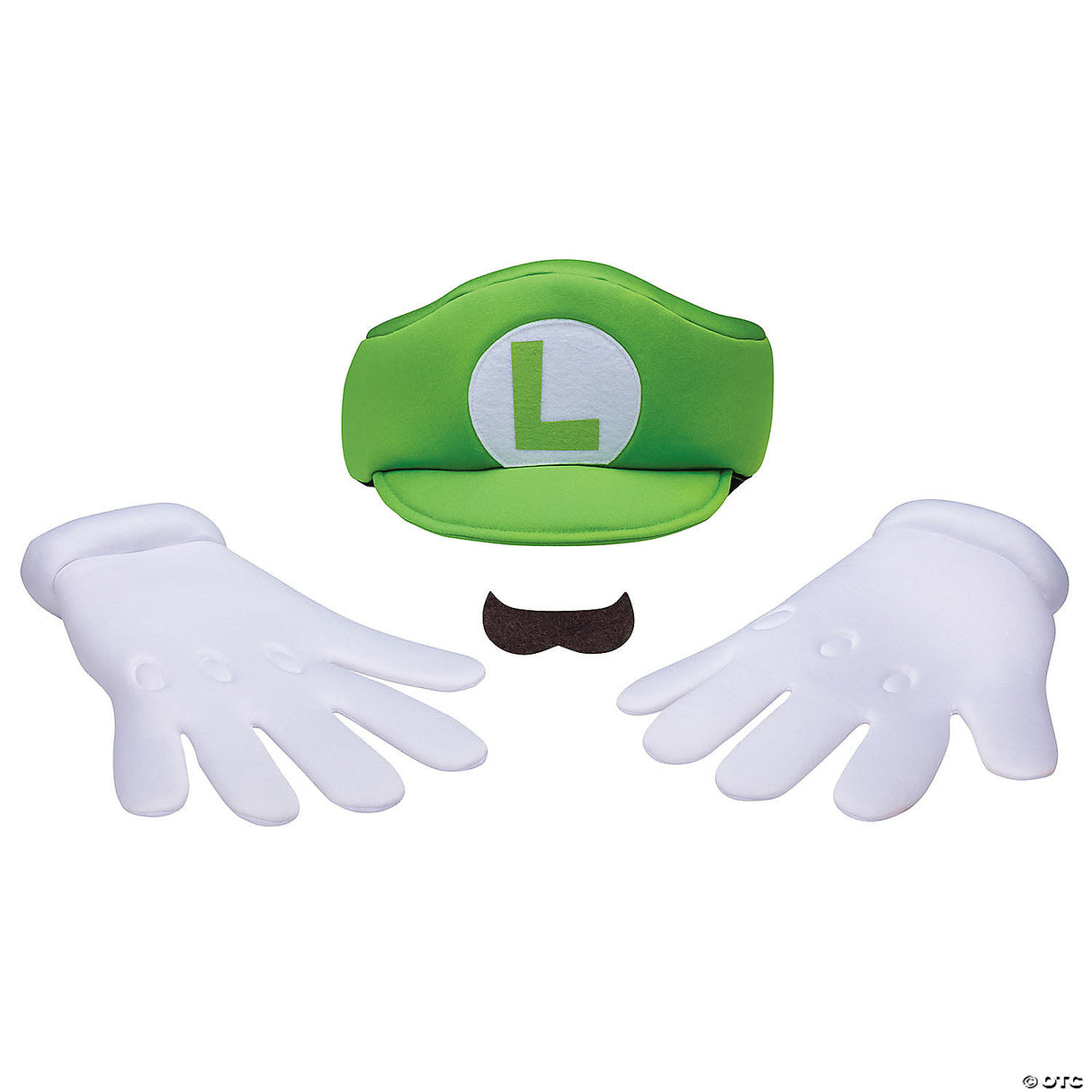 Adults Classic Elevated Super Mario Bros™ Luigi Costume Accessory Kit