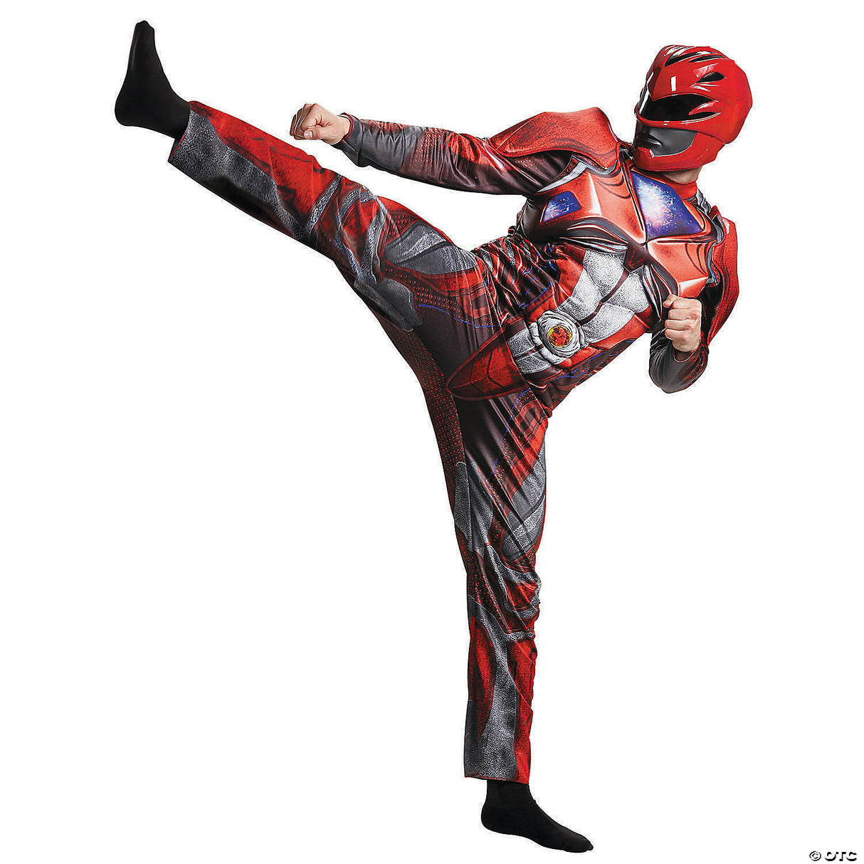 Men's Red Ranger Muscle Costume - Power Rangers Movie 2017