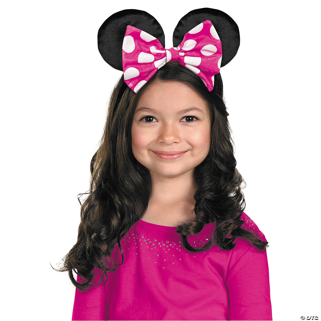 Minnie Mouse Ears With Reversible Bow