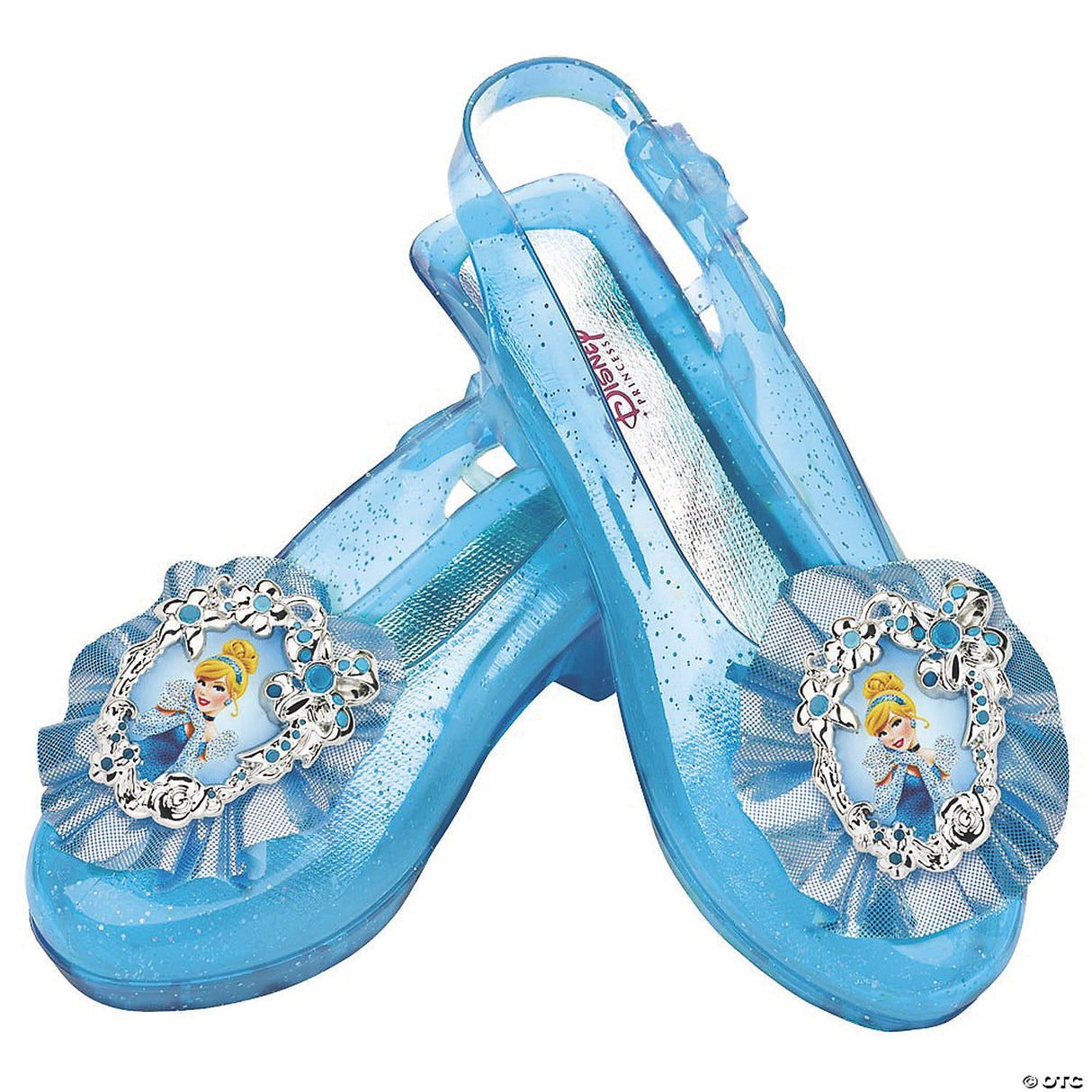 Kids Disney's Cinderella Blue Sparkle Jelly Shoes