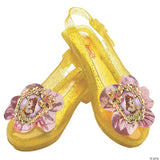 Kids Disney’s Beauty And The Beast Belle Yellow Sparkle Jelly Shoes