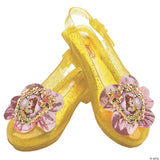 Kids Disney’s Beauty And The Beast Belle Yellow Sparkle Jelly Shoes