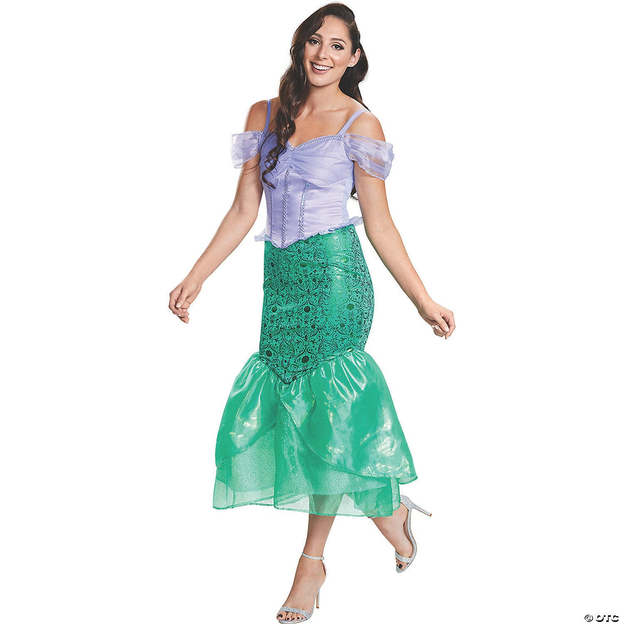 WOMEN'S ARIEL DELUXE COSTUME 4-6 - Adult Halloween Costume Accessory Party Dress