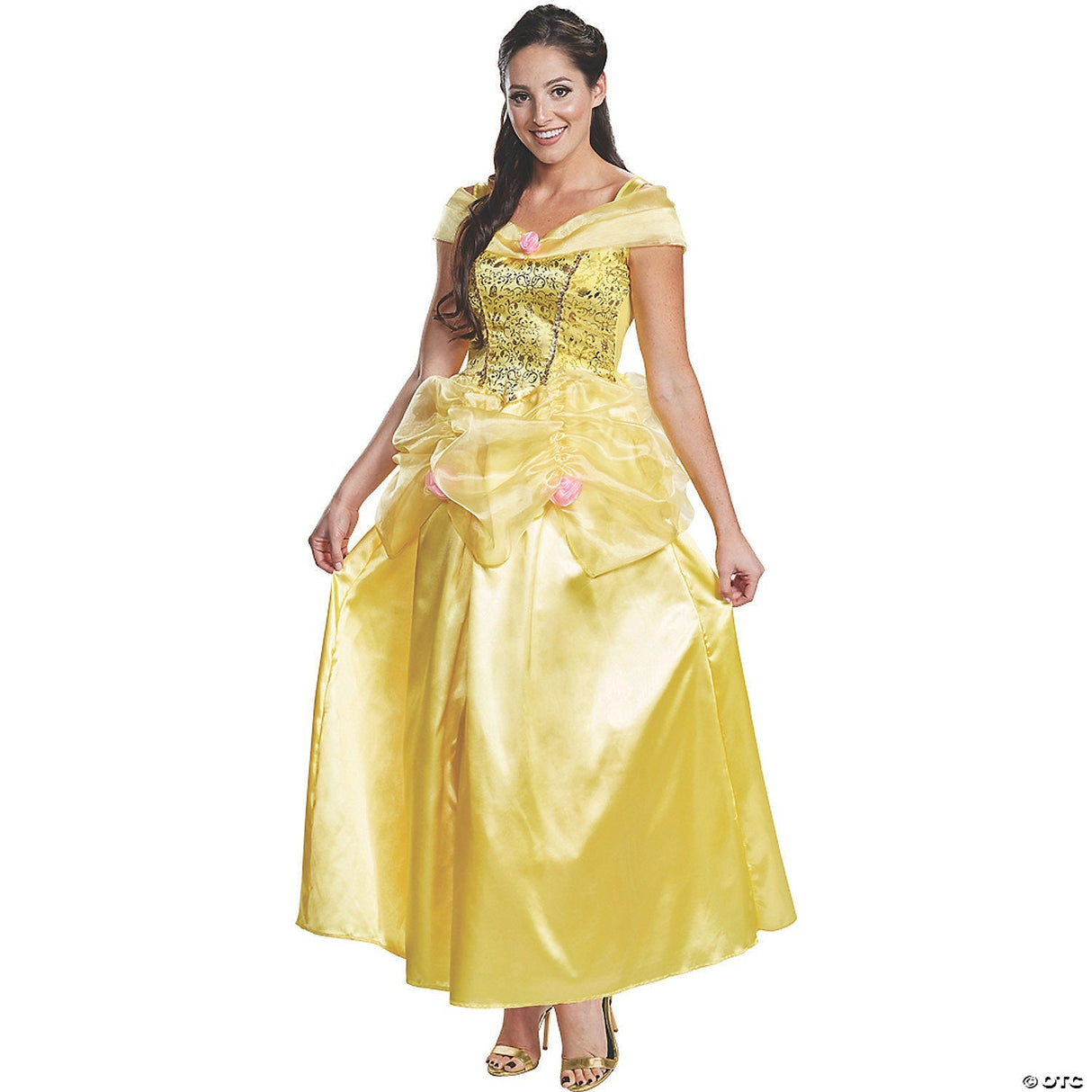 WOMEN'S BELLE DELUXE COSTUME 4-6 - Adult Halloween Costume Cosplay Party Outfit