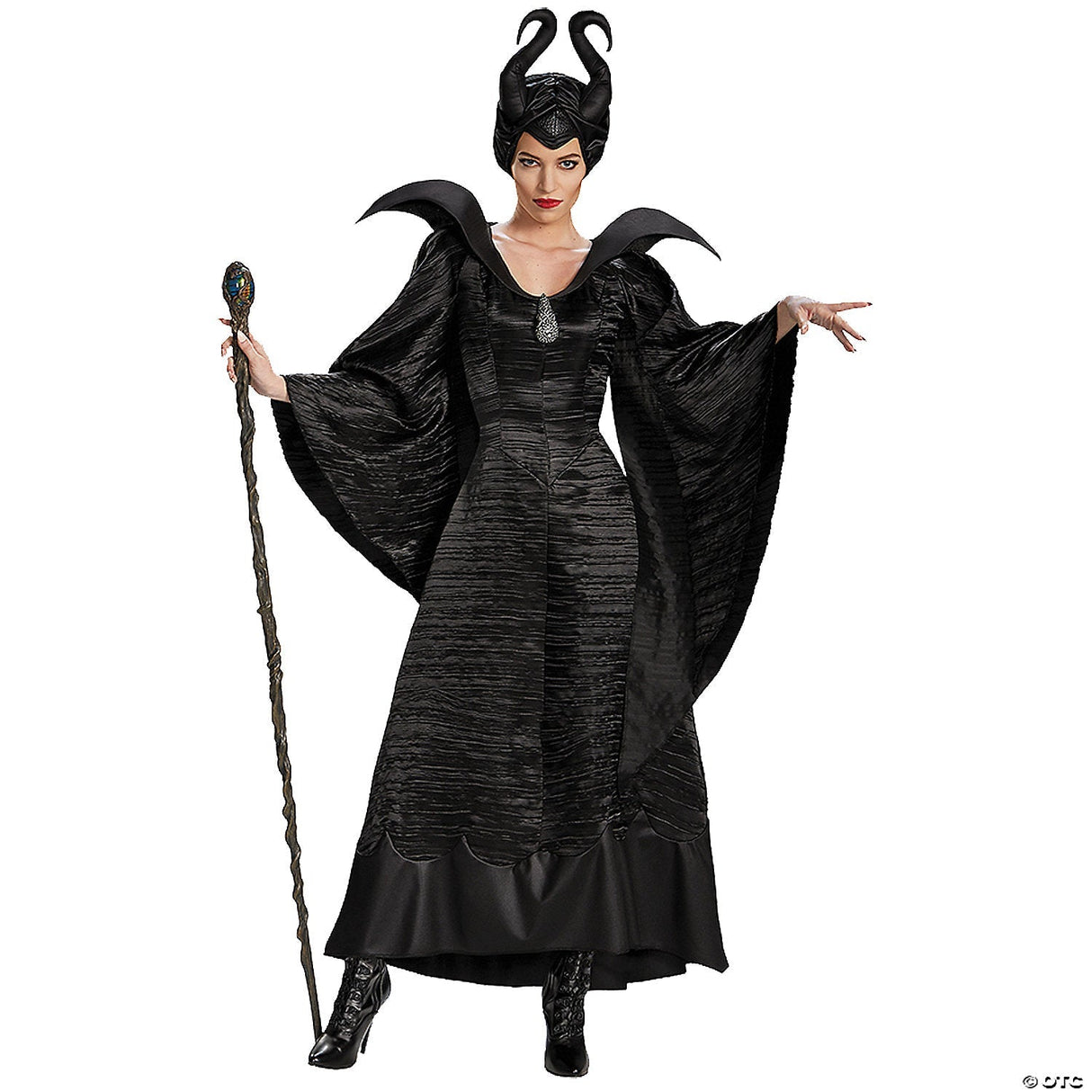 WOMEN'S MALEFICENTADLT 18-20 PLUS SZ - Scary Halloween Costume Adult Cosplay