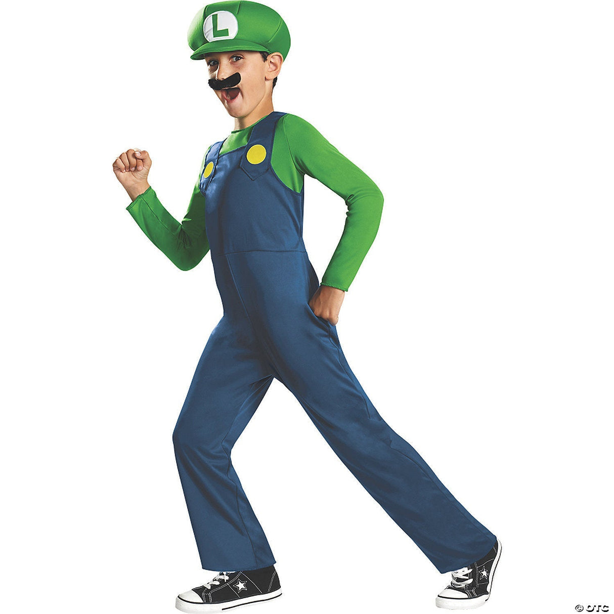 LUIGI CLASSIC CHILD 4-6X - Kids Halloween Costume Cosplay & Party Outfit