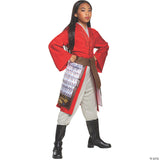 Girl's Deluxe Mulan Hero Red Dress Costume