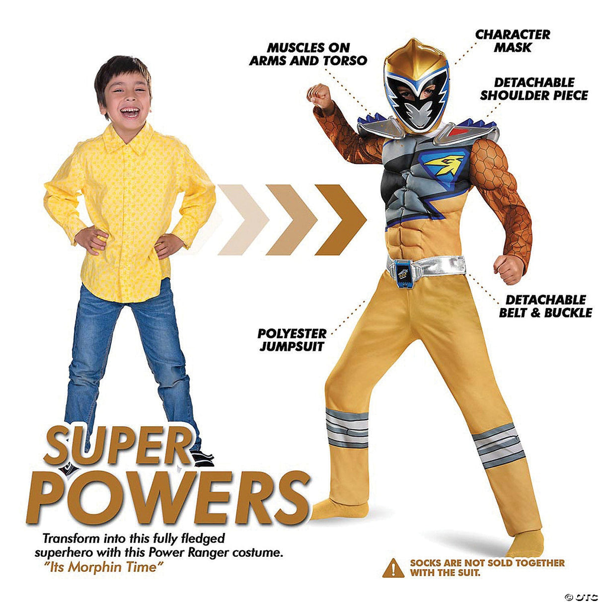 Mighty Morphin Power Rangers™ Dino Charge Power Ranger Gloves