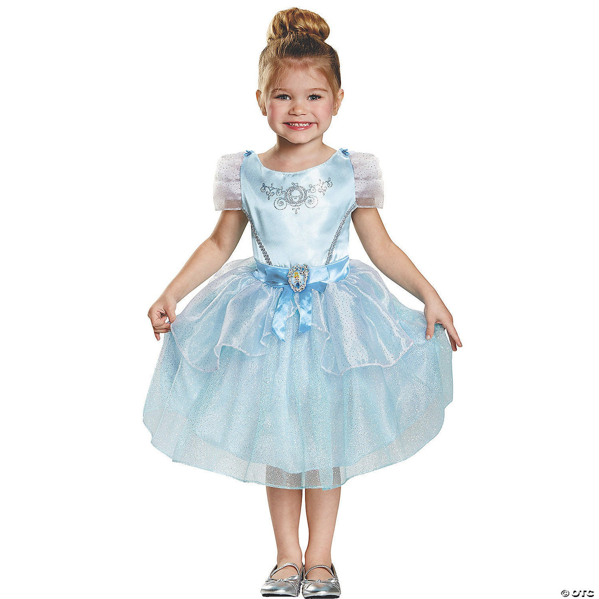 GIRL'S DISNEY CINDERELLA COSTUME - Halloween Costume Dress Up Party Outfit