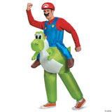 Adult Mario Riding Yoshi Costume – Nintendo Super Mario Bros. Halloween - 42-46