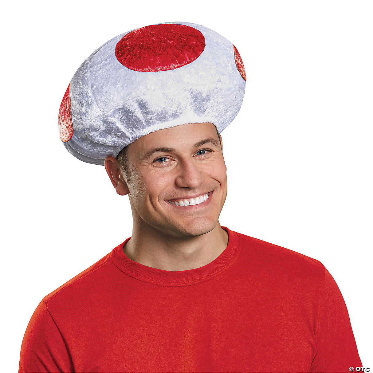 Adults Super Mario Bros.™ Red Mushroom Hat Costume Accessory