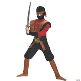 Ninja Warrior Muscle Costume Child 4-6 – Boys Halloween Cosplay Outfit
