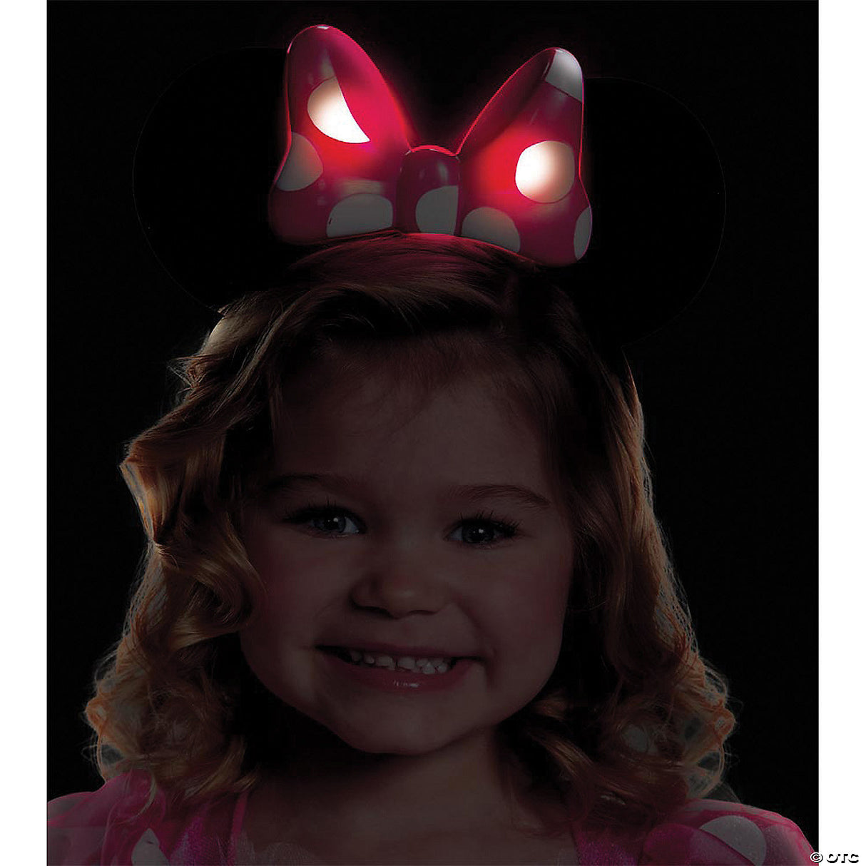 Girl's Pink Minnie Mouse Lite Up Ears