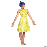 Women’s Deluxe Disney/pixar Inside Out 2 Yellow Joy Costume - Small 4-6