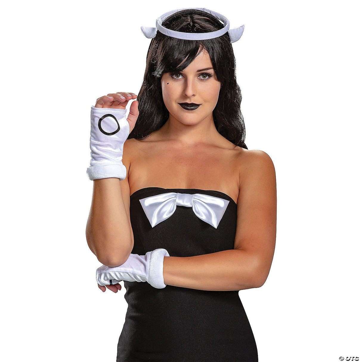 Adult Alice Angel Costume Kit Bendy and the Ink Machine Cosplay Halloween Outfit