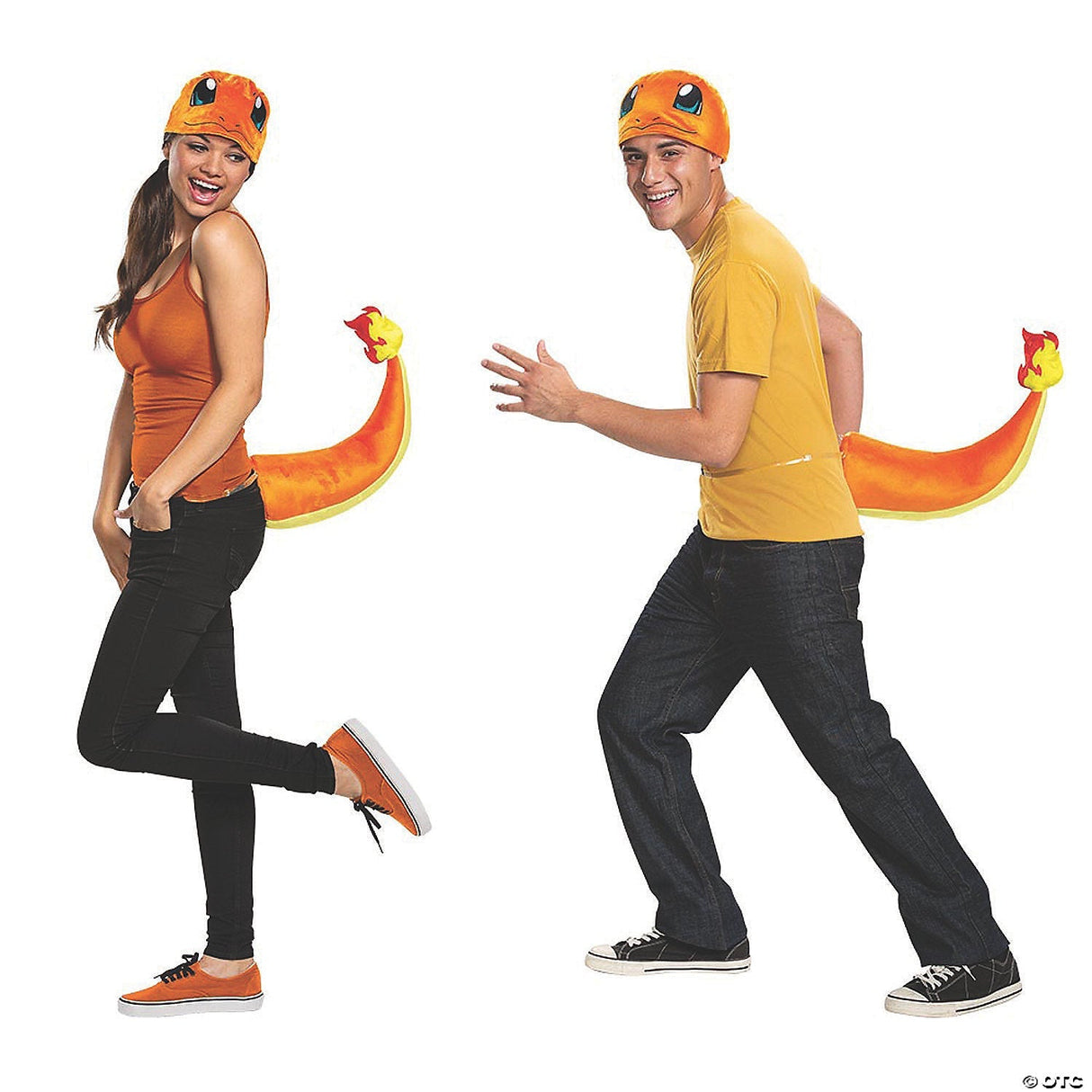 Adults Pokémon Charmander Accessory Kit – Funny Anime Halloween Cosplay Costume