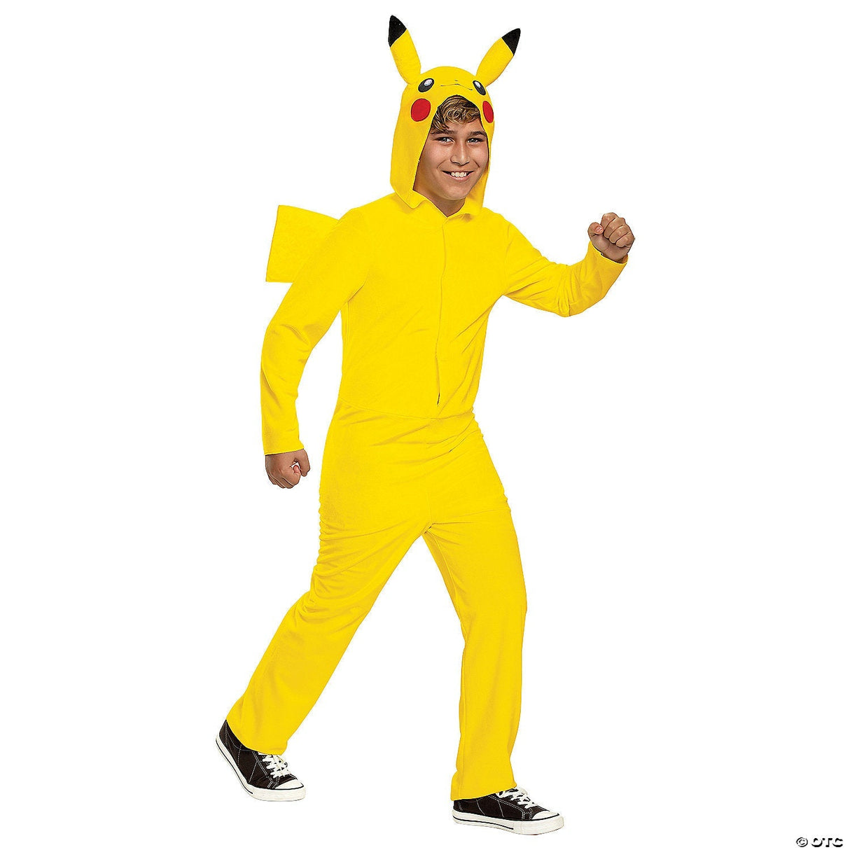 PIKACHU CHILD HOOD JMPSUIT CLSSIC S 4-6 - Halloween Costume Cosplay & Party