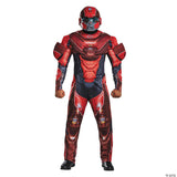 Adult Red Spartan Muscle Costume – Warrior Gladiator Halloween Party 50-52