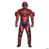 Adult Red Spartan Muscle Costume – Warrior Gladiator Halloween Party 50-52
