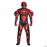 Adult Red Spartan Muscle Costume – Warrior Gladiator Halloween Party 50-52