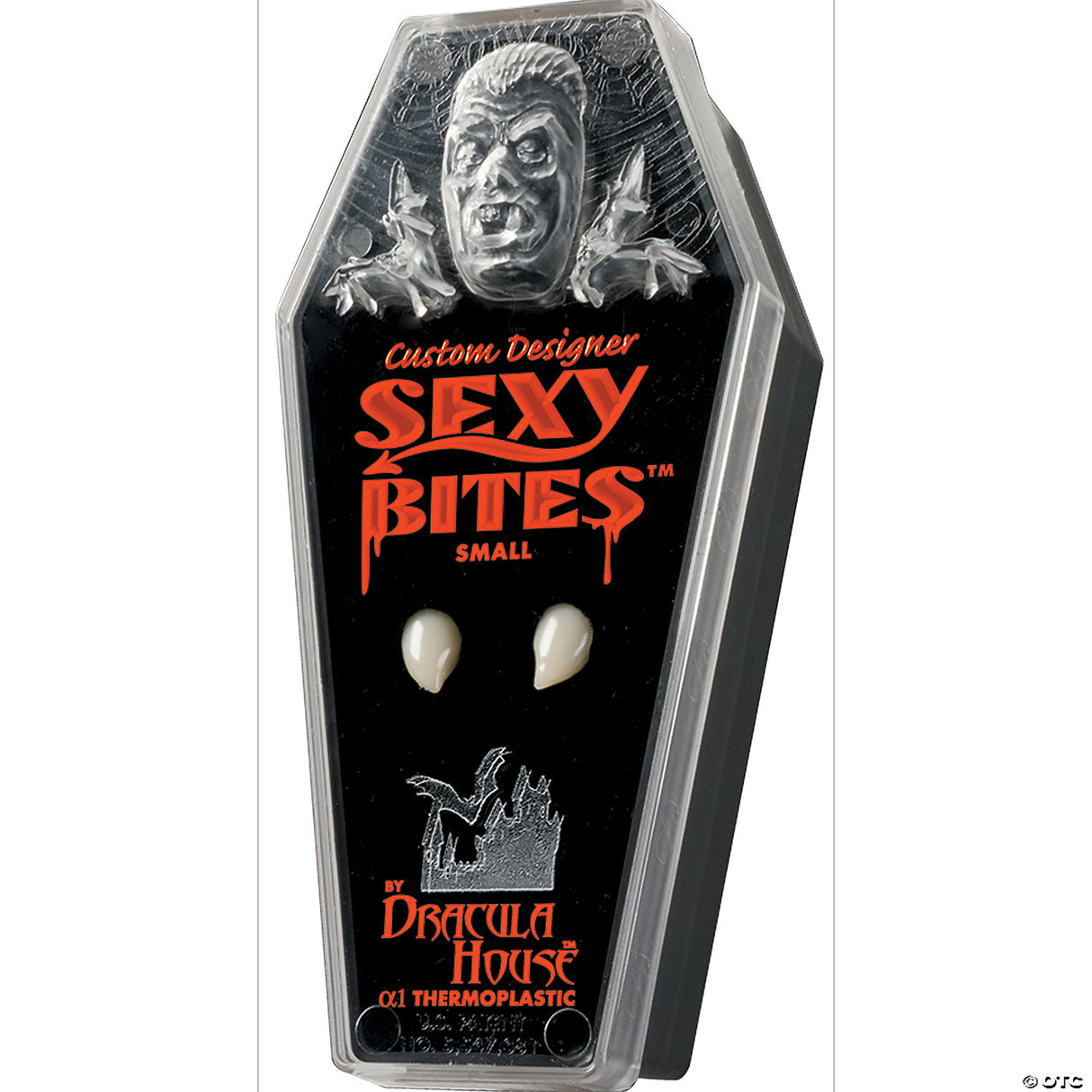 SEXY BITE FANGS IN COFFIN-SM