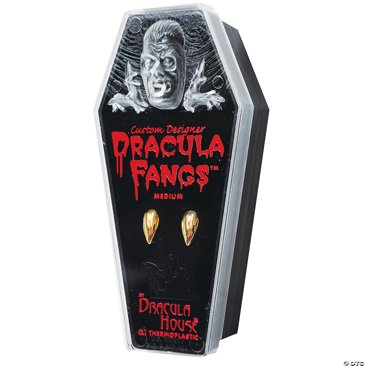 GOLD DRACULA FANGS-MD