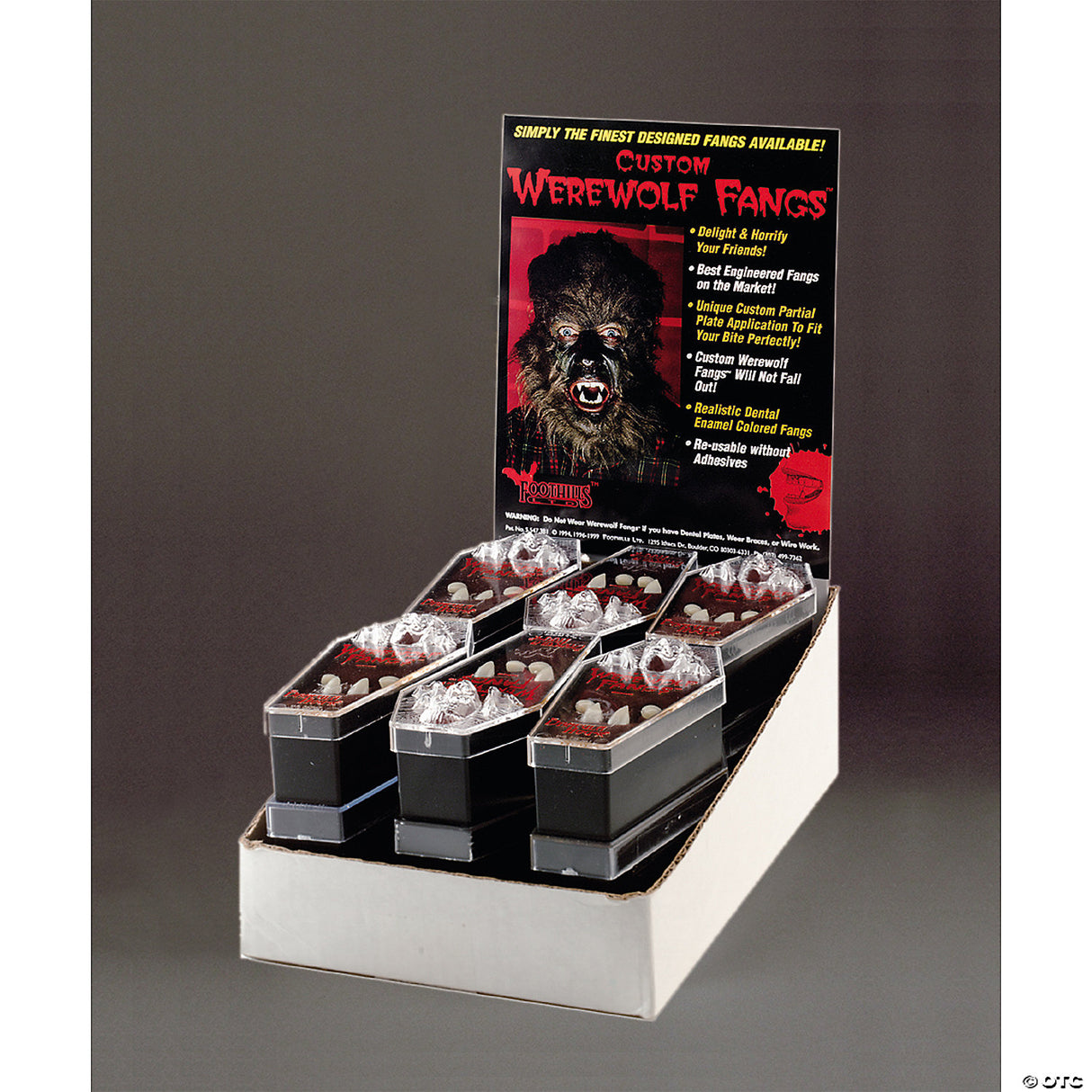 WEREWOLF FANGS DISPLAY MED 12