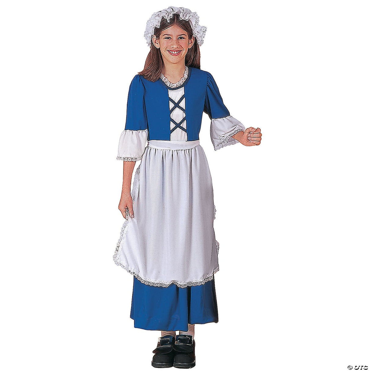 GIRL'S COLONIAL-MD - Halloween Costume Dress Up Party Outfit