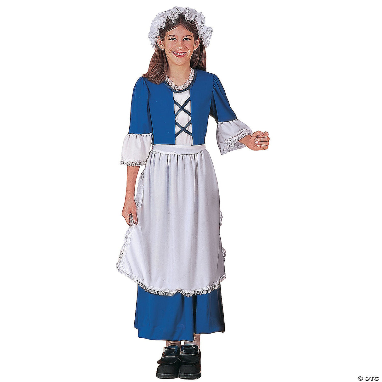 GIRL'S COLONIAL-MD - Halloween Costume Dress Up Party Outfit