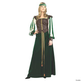 Adult Maid Marion Costume Classic Robin Hood Medieval Halloween Dress Up Outfit