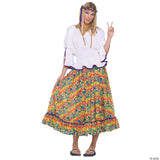 Women’s Woodstock Girl Costume - Standard - Halloween Dress Up Party Outfit