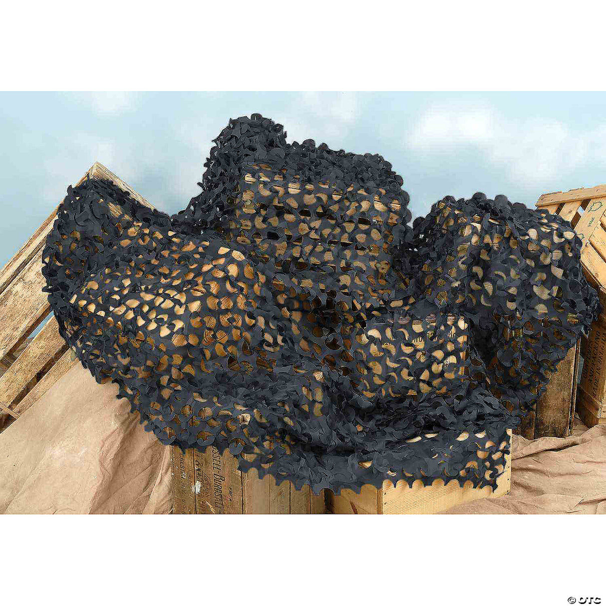 8 Ft. Black Netting Decoration