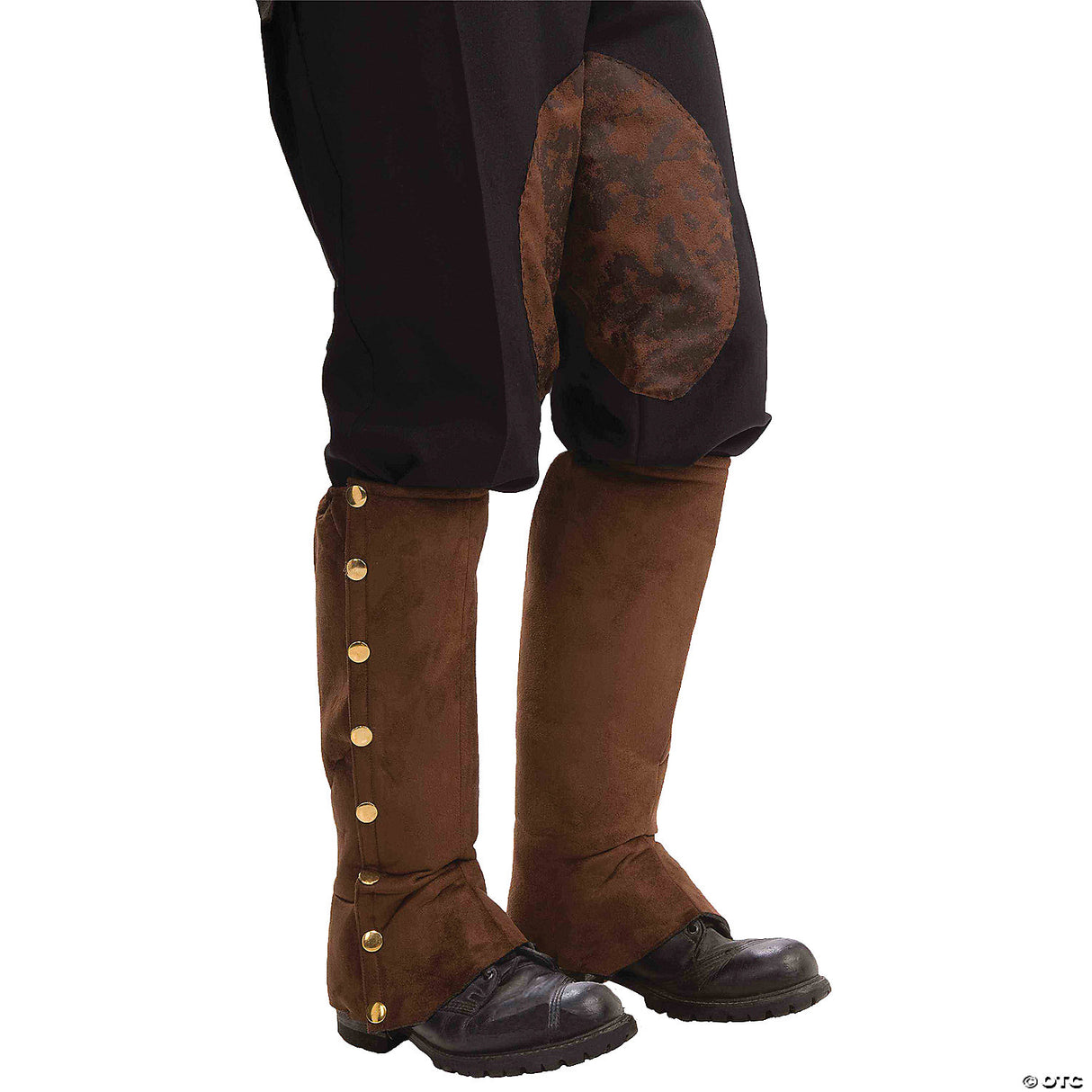 ADULT STEAMPUNK SPATS-BROWN