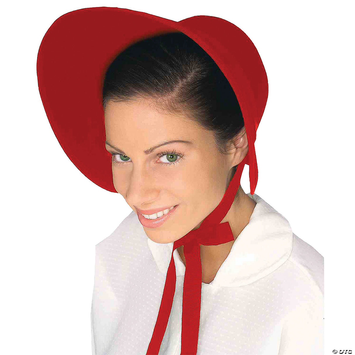 ADULT RED FELT PIONEER BONNET