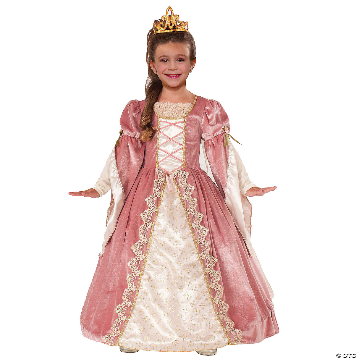 GIRL'S VICTORIAN ROSE COSTUME FM72391