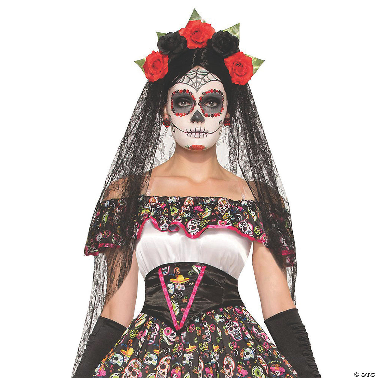 Women's Day Of Dead Veil