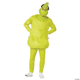 Adult Grinch Costume Classic Dr. Seuss Christmas Holiday Party Outfit for Adult