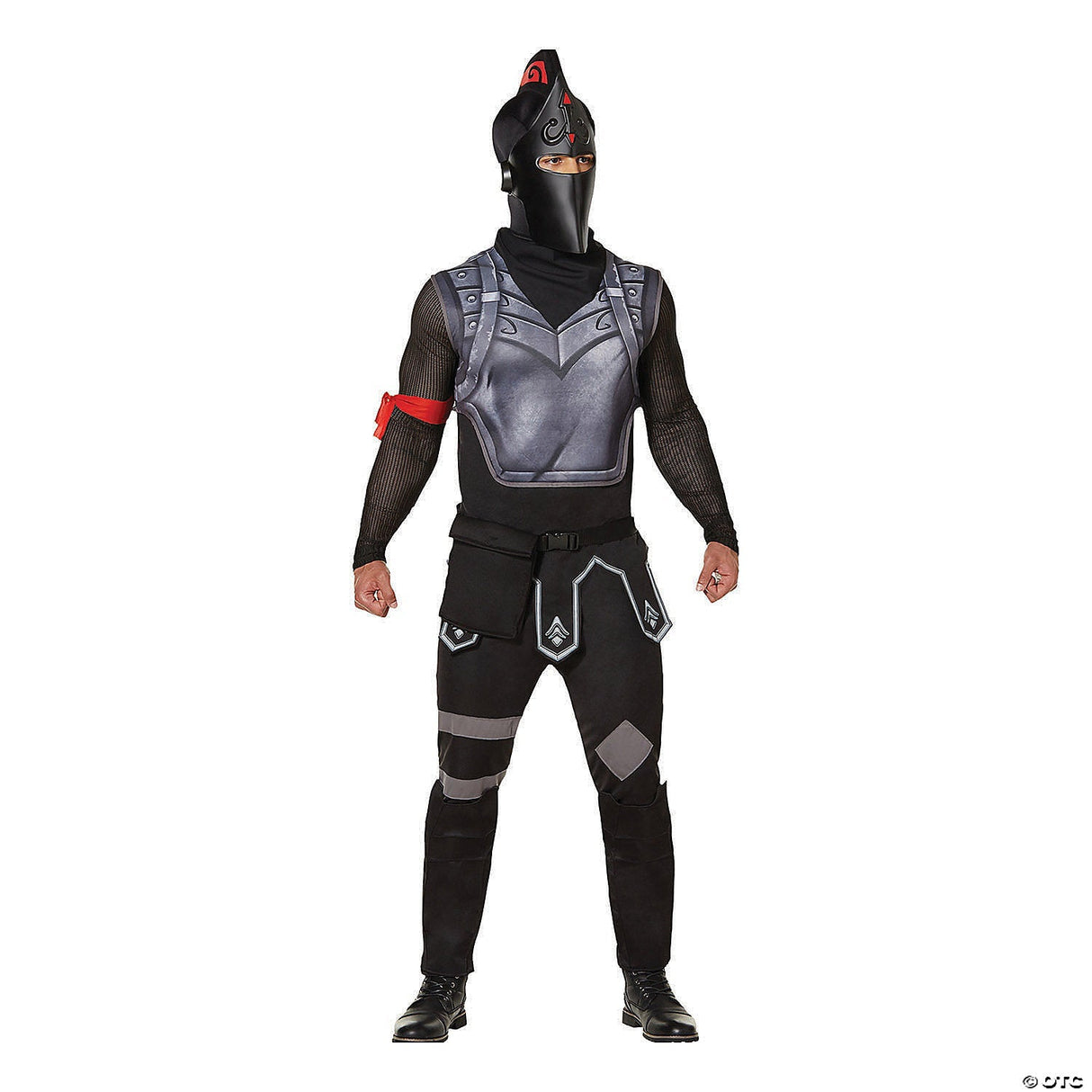 Adult Fortnite Black Knight Costume – Gamer Cosplay Halloween Outfit for Men