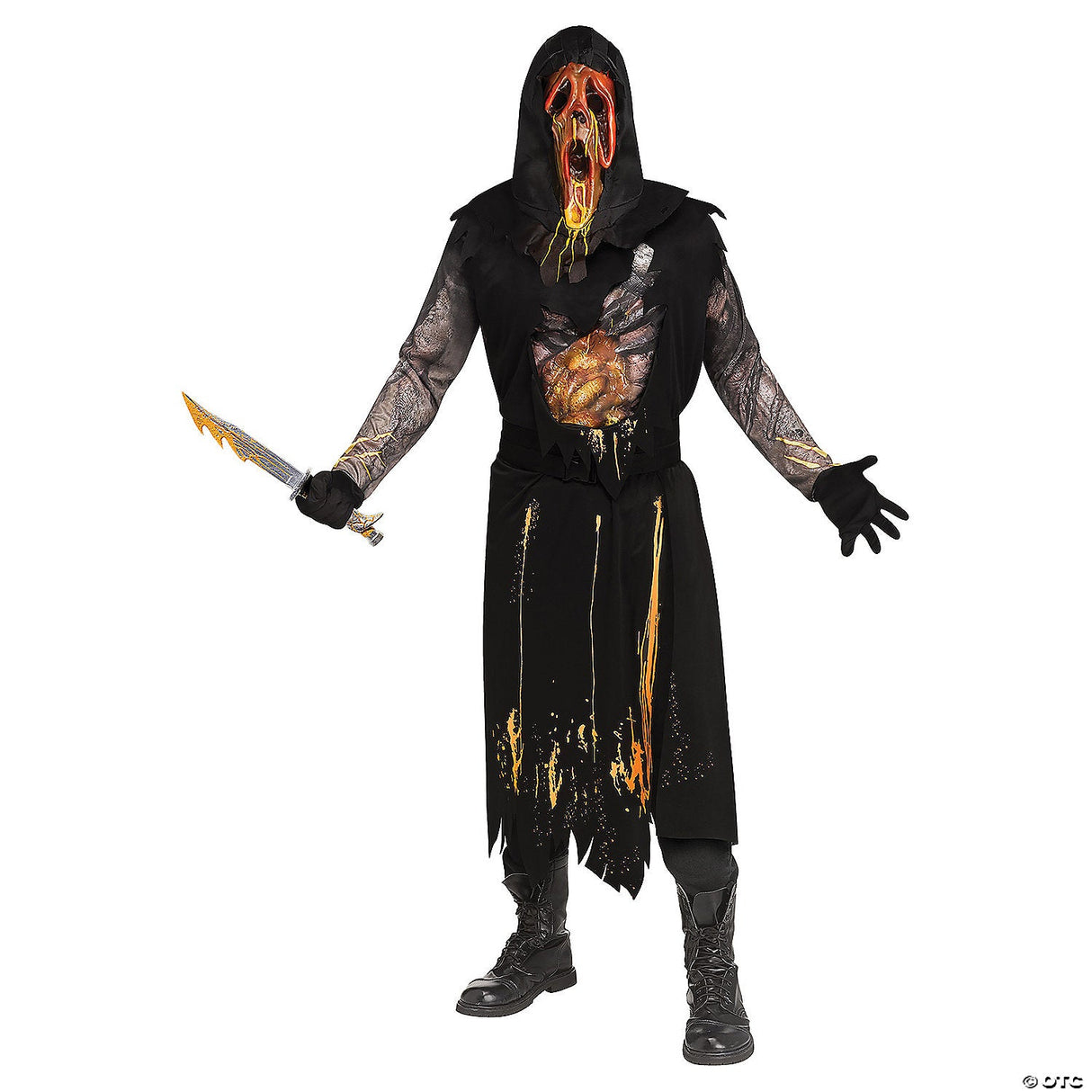 Adult Scorched Ghost Face Costume Dead by Daylight Horror Halloween Cosplay