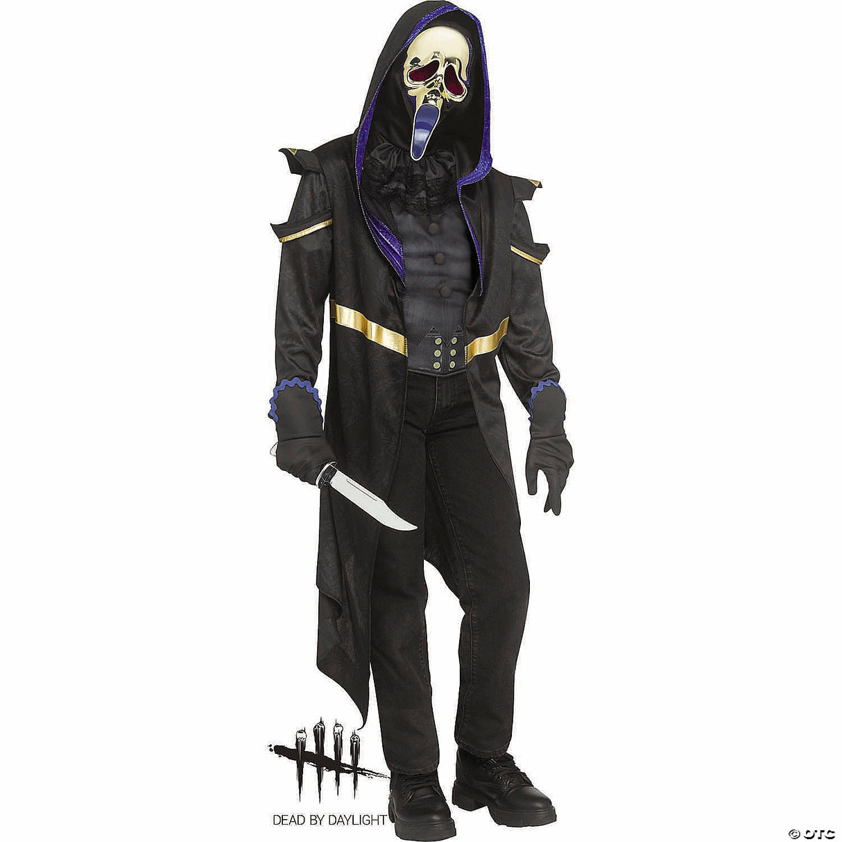 Adlt Masquerade Ghost Face Lg