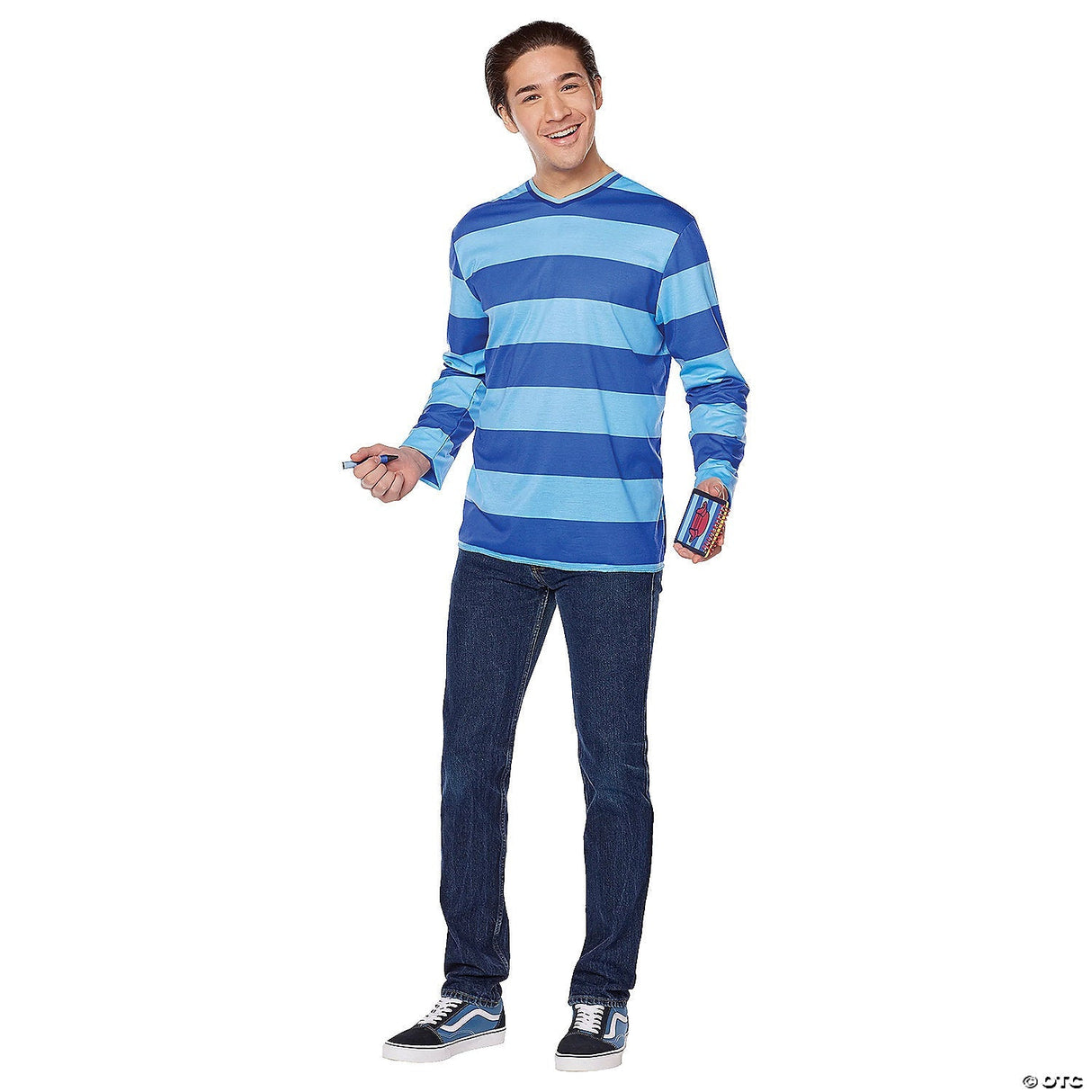 Adults Blue’s Clues Josh Costume – Funny Cartoon Halloween Cosplay Party Outfit
