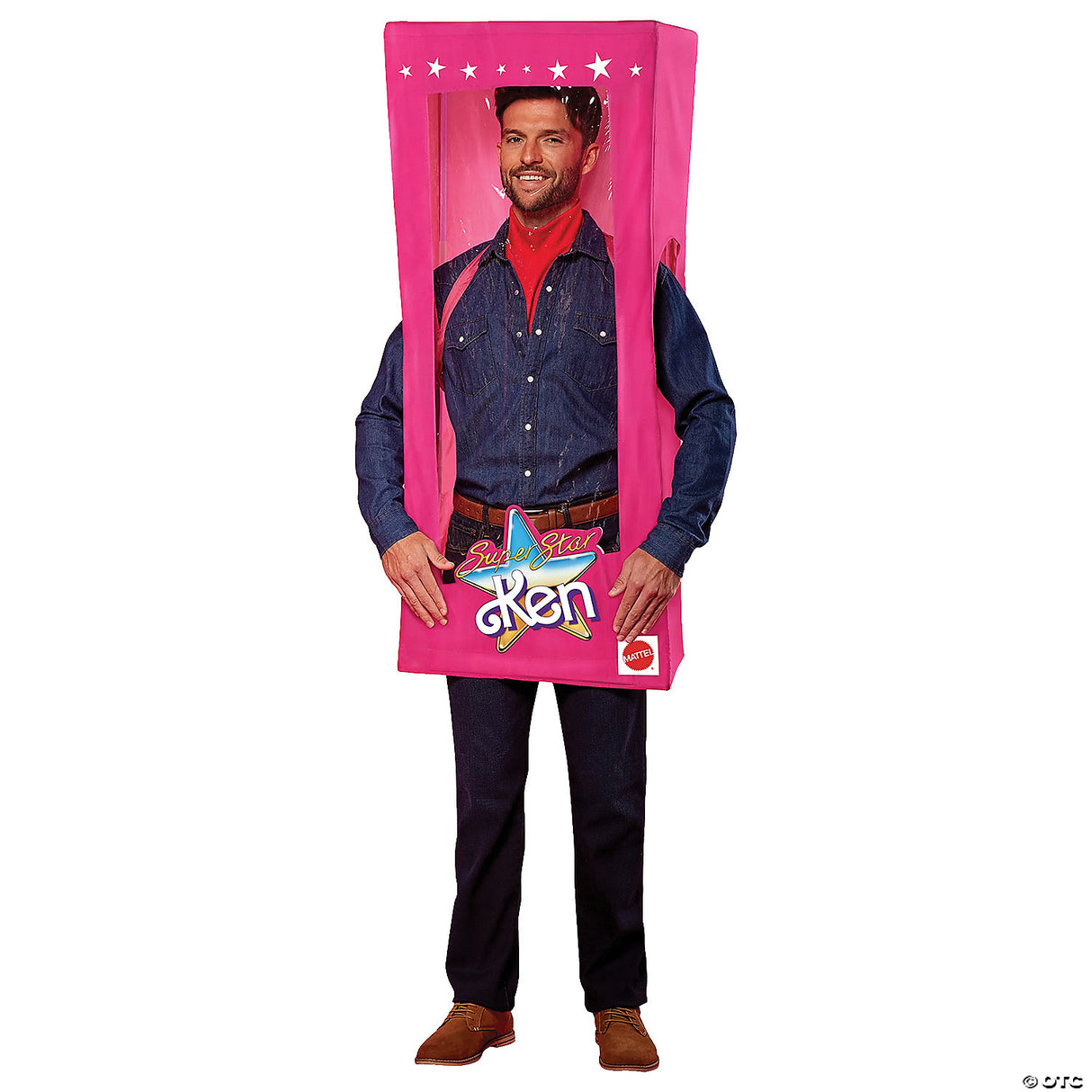 Adults Barbie Ken Box Costume – Funny Retro Movie Halloween Cosplay Party Outfit