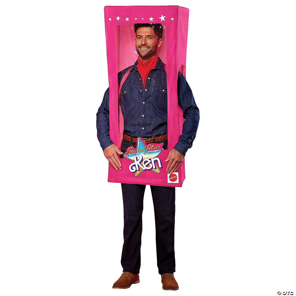 Adults Barbie Ken Box Costume – Funny Retro Movie Halloween Cosplay Party Outfit