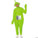 Adults Teletubbies™ Green Dipsy Polyester Jumpsuit Costume - Small 34-36