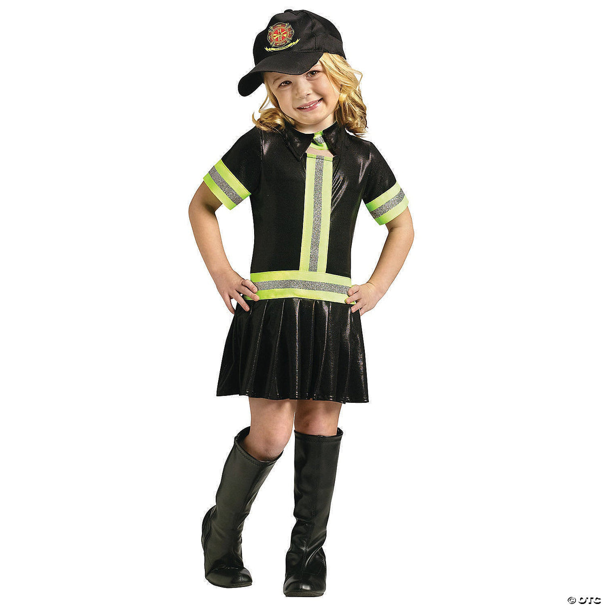 FIRE GIRL CHILD 12-14 - Halloween Costume Dress Up Party Outfit